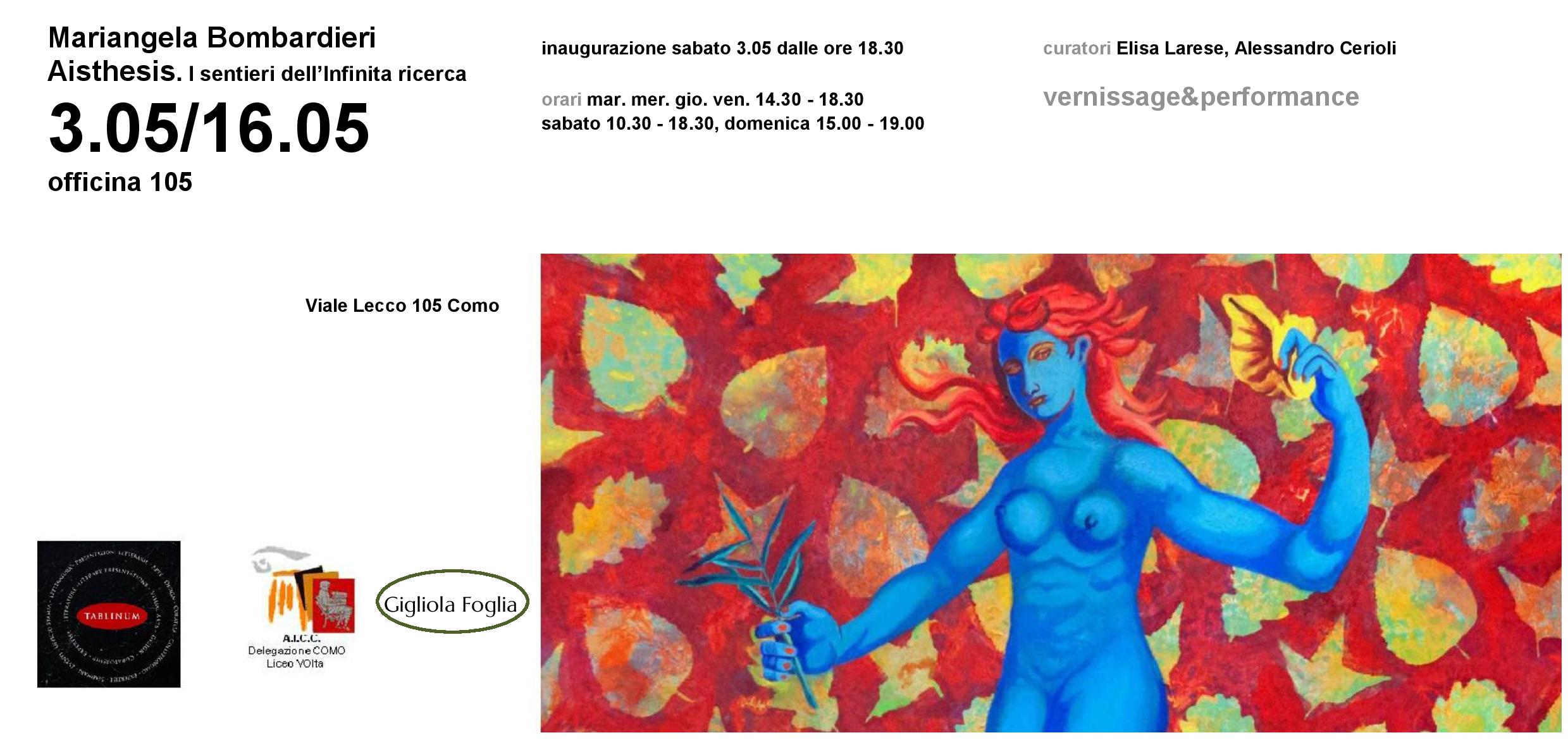 Aisthesis- Como, Off.105, 3 Maggio2014